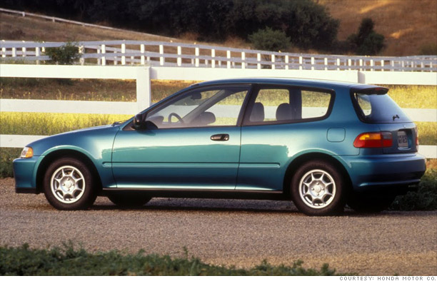 10 most fuel efficient cars since 1984 - 1994-95 Honda Civic VX