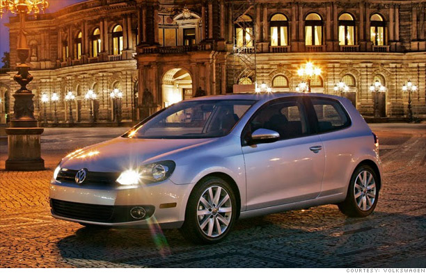 Hybrid/Alternative-fuel car: Volkswagen Golf TDI