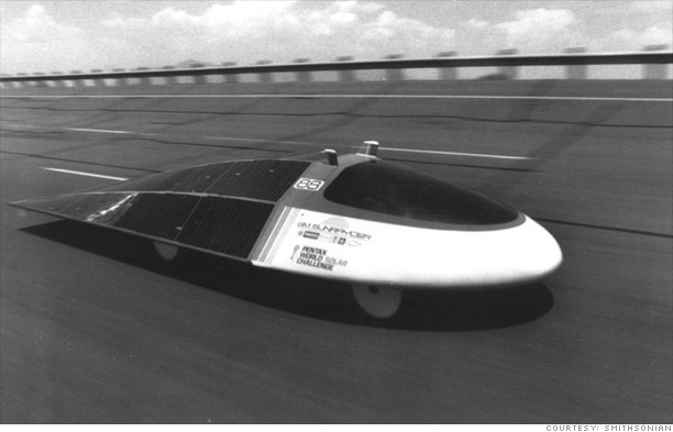 1987 GM Sunraycer solar car