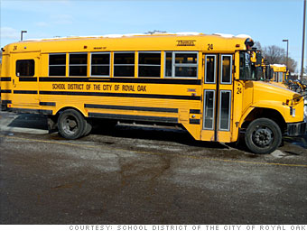 School buses stop rolling - Detroit