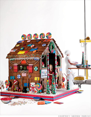 Edible gingerbread playhouse