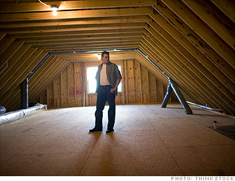 Put a bedroom in the attic