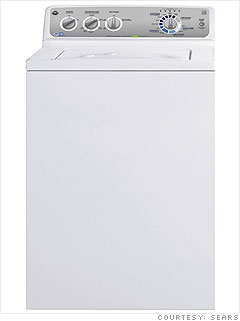 GE stainless steel washer and dryer 