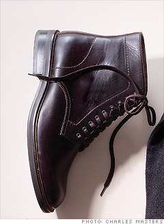 Lands' End leather boots 