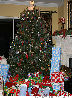 Debbie Lomax: Gives herself 'gifts' under the tree