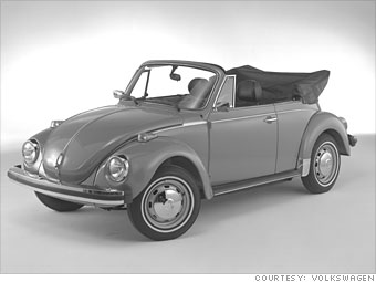 3. Pre-1980 VW Beetle Cabrio