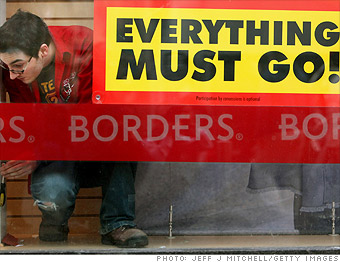 Borders stores close, 10,700 jobs lost