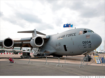 10 C-17 Globemaster III cargo planes