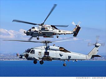 12 MH-60R Seahawk helicopters