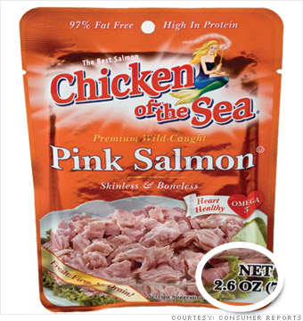 Chicken of the Sea salmon