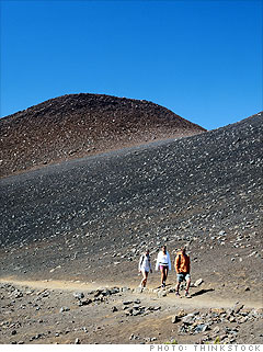 Hike up a volcano