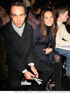 Kate's brother James and sister Pippa