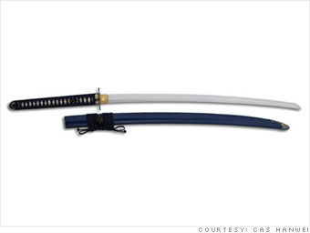 Orchid samurai sword