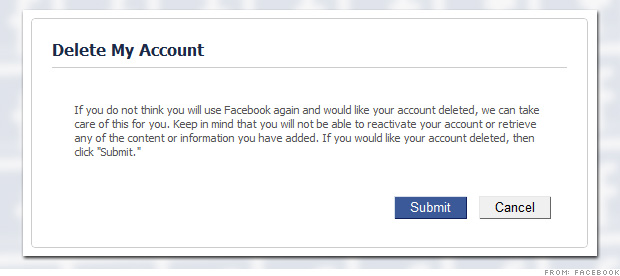 Delete your Facebook