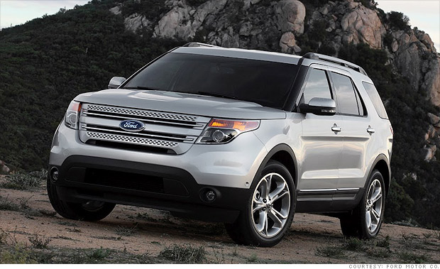  Las 10 mejores ofertas de arrendamiento de automóviles para la primavera: Ford Explorer XLT FWD (1) CNNMoney