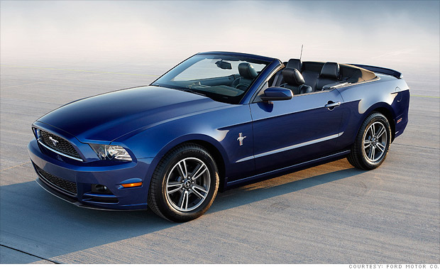 Mid-sized sporty car: Ford Mustang