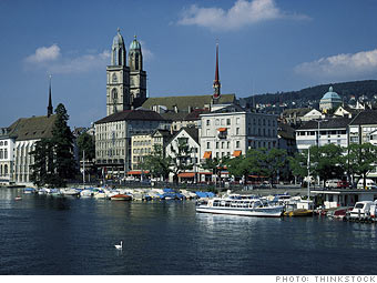 6. Zurich, Switzerland